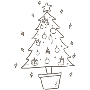 今日は何の日 クリスマスツリーの日 Season Stock Iroha