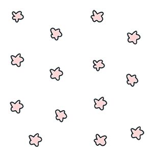 ピンクの星のイラスト