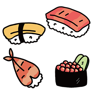 寿司のイラスト