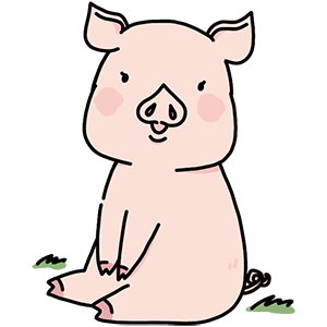 豚の日のイラスト