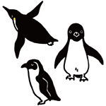 ペンギンの日のイラスト